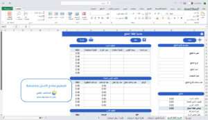 تصميم نماذج اكسل مخصصة