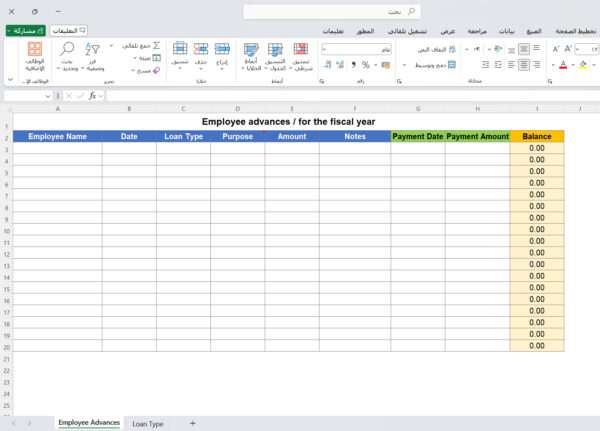 سلف الموظفين