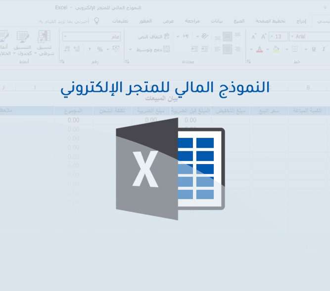 النموذج المالي للمتجر الإلكتروني