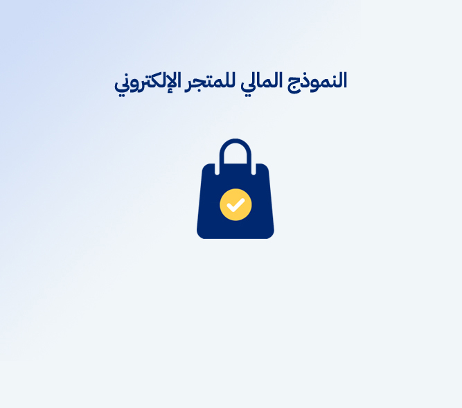 النموذج المالي للمتجر الإلكتروني